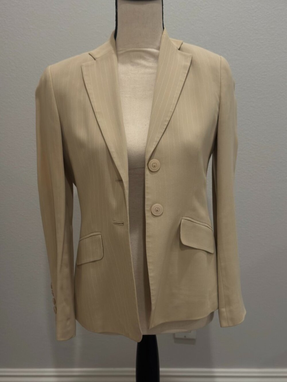 Ann Taylor Petite Tan/Khaki Blazer